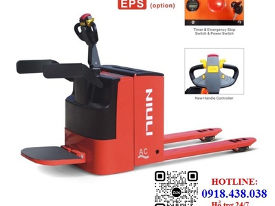Xe nâng pallet điện, xe nâng điện thấp 1.5-2 tấn chính hãng giá rẻ 0