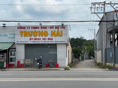 Bán căn gốc nhà mặt tiền đường dt741 kinh doanh mua bán gì cũng được thuộc định hòa, thủ dầu một 0