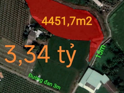 Bán lô đất lúa vườn xã đức tân  chuyển thổ giá 3,34 tỷ 0