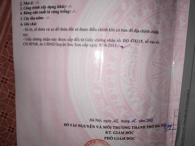 Chính chủ ký gửi chuyển nhượng lô đất trục chính kinh doanh tại xuân bách, quang tiến, sóc sơn 0
