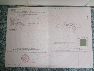 Chủ gửi bán đất tặng ngay căn nhà 1 tầng, địa chỉ : hương lộ - ngọc hiệp - nha trang. 1