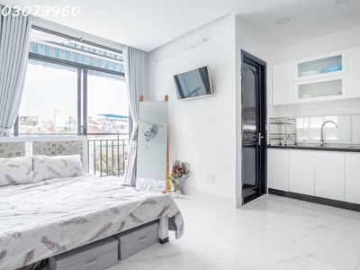 Phòng trọ studio đầy đủ tiện nghi 22m2, gần ngã tư phú nhuận, giá 6 triệu đồng/tháng. 2