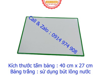Bảng viết cho học sinh giá rẻ-Chất liệu gỗ MDF.Kích thước 40 x 27 cm 1
