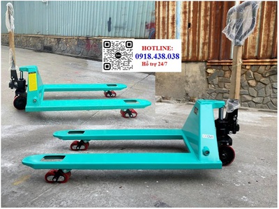 Xe nâng tay cơ, xe nâng kéo pallet 2-5 tấn giá rẻ 0
