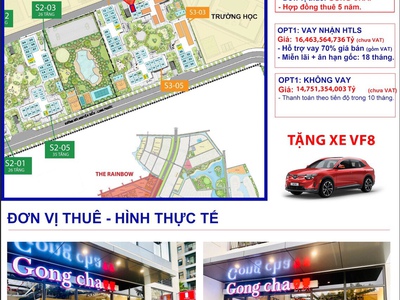 Bán shophouse căn góc 2 mặt tiền vinhomes grand park giá: 14,255 tỷ có sẵn hợp đồng thuê 5-10 năm - 1