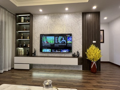 Mình chính chủ cần cho thuê căn hộ E2 Yên Hòa, 80m2, 2 ngủ, full nội thất, 17tr/th 0