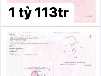 Bán đất thị trấn Tân Phong, Quảng Xương, Thanh Hoá 1