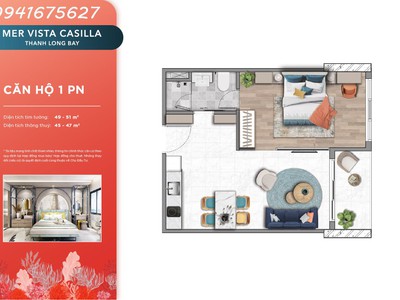  chỉ 1,9 tỷ/căn 1pn sở hữu căn hộ cao cấp mer vista casilla - 100 view hướng biển 4
