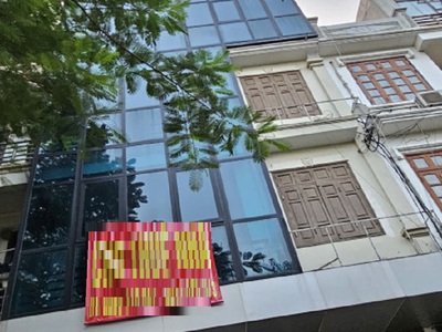 Cho thuê mặt ngõ 189 Hoàng hoa thám ở và VP, SPA, Tóc, showroom, cafe 1