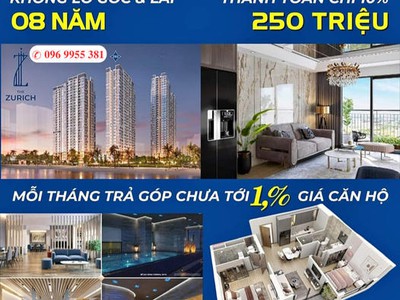Chính thức mở bán đợt 1 quỹ căn View Hồ - Toà ZR2 - Phan khu The Zurich - Vinhomes Ocean Park 0