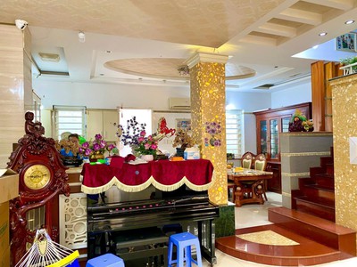 Biệt thự 120m2, ngang 8m, đường 10m, 4pn, khu quân đội an ninh gò vấp 3