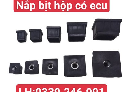 Nắp bịt có ecu, bịt chân hộp có tăng giảm vuông 30mm 2