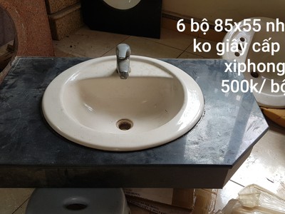 Cần thanh lý bộ bàn đá, chậu rửa mặt Inax. Giá 500k/bộ 0