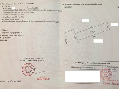 Bán đất phân lô 193 văn cao - thư trung 2, diện tích 90m đường 12m giá 4.32 tỉ 1