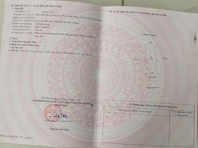 Bán đất KDC Bắc Nguyễn Lương Bằng, TP Hải Dương, 65.02m2, mt 4.5m, hướng nam, có sổ 0