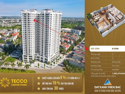 Tecco Bình Minh, còn 2 căn cuối cùng 0