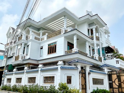 Biệt thự lô góc q. gò vấp - trung tâm gò vấp - thiết kế hiện đại 0
