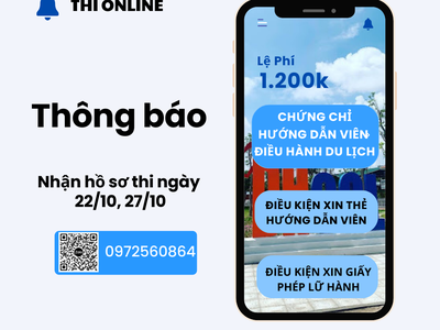 Chứng Chỉ Hướng Dẫn Viên Điều Kiện Xin Thẻ Quốc Tê/Nội Địa 0