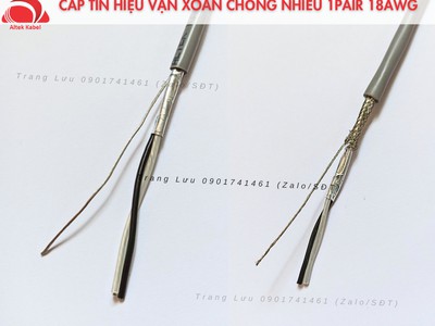 Cáp vặn xoắn chống nhiễu 1pair 18awg tại Đà Nẵng, Hà Nội, Hồ Chí Minh 1