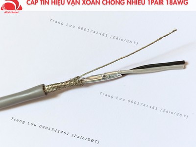 Cáp vặn xoắn chống nhiễu 1pair 18awg tại Đà Nẵng, Hà Nội, Hồ Chí Minh 3