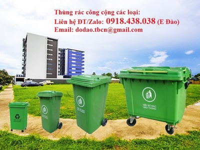 Mua thùng rác 120l, thùng rác công cộng 240lit giá rẻ ở đâu 0