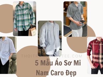Top các mẫu áo sơ mi caro nam đẹp nhất hiện nay 0