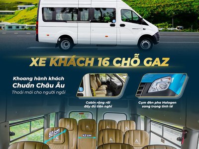 Gaz 16 chỗ xe đẹp giá tốt- giảm ngay 11 triệu tháng 11 5
