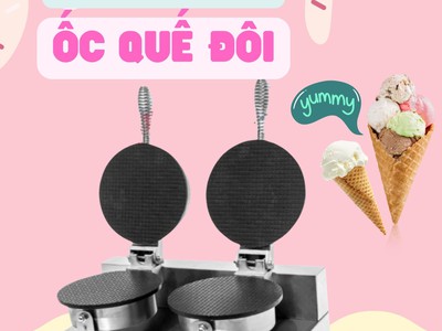 Thánh lý máy làm vỏ bánh ốc quế 0