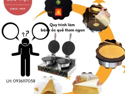 Thánh lý máy làm vỏ bánh ốc quế 2