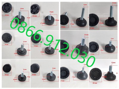 Chụp nhựa có tăng chỉnh ren 6, ren 8, ren 10, ren 12 giá tốt 3