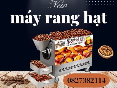 Máy rang hạt dẻ lồng ngang loại 5kg 0
