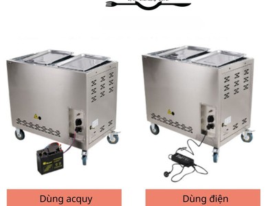 Máy rang hạt dẻ lồng ngang loại 5kg 4