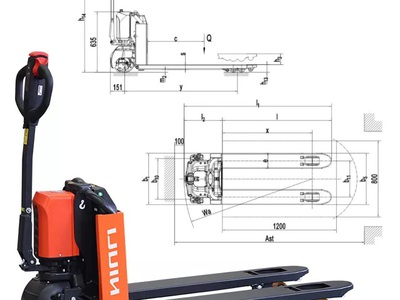 Xe nâng pallet điện, xe nâng điện thấp chính hãng giá rẻ 0