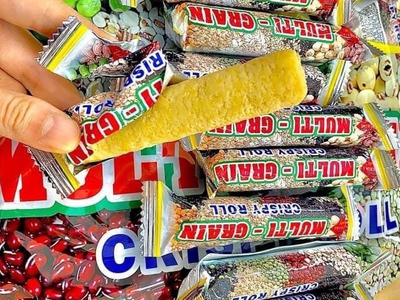 Bánh Ngũ Cốc cuộn phô mai nhập Mỹ Imperial Taste Multi Grain Crispy Roll 3