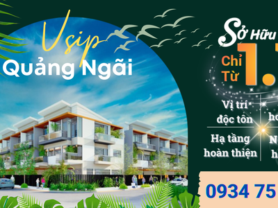 Đất nền Vsip Tịnh Phong - Giá chỉ từ 1.1 tỷ 0