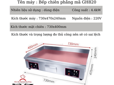Khám Phá Sức Hút Mới - Bếp Chiên Mặt Phẳng Điện 820 0