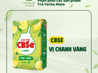 Trà Yerba Mate vị chanh vàng 500gram 0