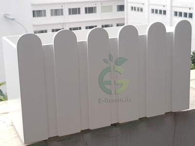 Chậu hàng rào gỗ nhựa composite tại hà nội 0