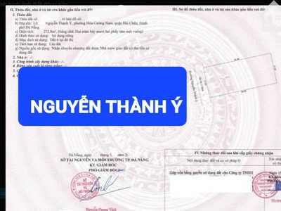 Bán đất đường nguyễn thành ý. hải châu - đà nẵng 2