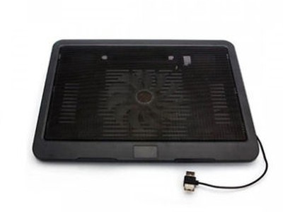 Bán 1 đế tản nhiệt laptop N191 mới 100, 1 quạt lớn chạy cực êm, có đèn led xanh dịu, làm mát laptop 0
