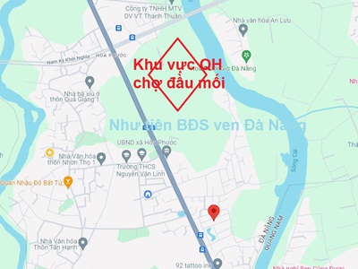 Bán lô đường nhựa lề 3m gần chợ đầu mối Hòa Phước, Hòa Vang, Đà Nẵng 15xx 3
