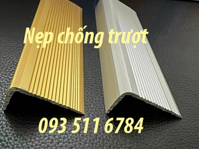 Nẹp nhôm góc bo tròn Nẹp cầu thang chống trượt trang trí 1