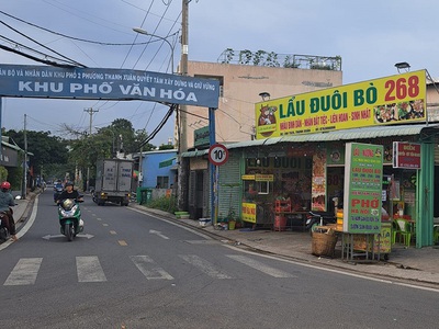 Bán đất lô góc hxh thạnh xuân 25, q12, 61m2m đã trừ lộ giới và vạt góc, 3.x tỷ. 3