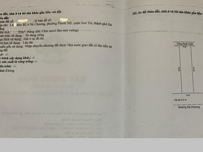 Cần bán đất đường hà chương - sơn trà - đà nẵng 2