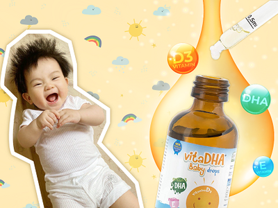 Vitamin D3 và DHA cho trẻ sơ sinh nhập khẩu châu Âu 0