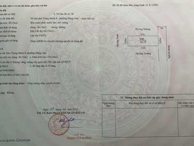 Bán nhà phố ngô gia tự, 41m 4 tầng giá 2.65 tỉ ô.tô tận cổng, gần lê hồng phong 4