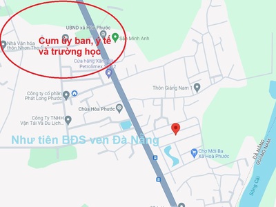 Bán đất giá rẻ Hòa Phước, Hòa Vang, Đà Nẵng 120m2 nở hậu cách Quốc Lộ 150m chỉ 1 tỷ thương lượng 2