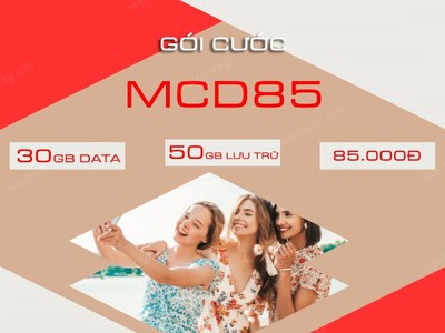 MCD85 MobiFone chỉ 85k/tháng   Bao xài trọn tháng, xả láng data 0