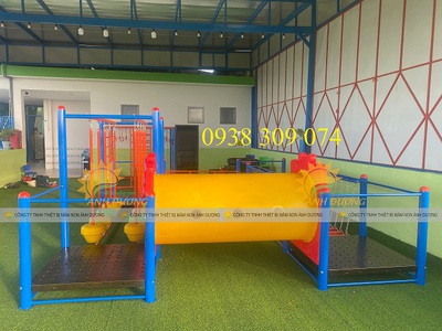 Thang leo mầm non, bộ vận động thể chất liên hoàn đa năng 2