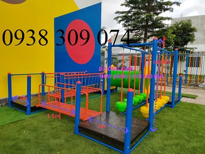 Thang leo mầm non, bộ vận động thể chất liên hoàn đa năng 4